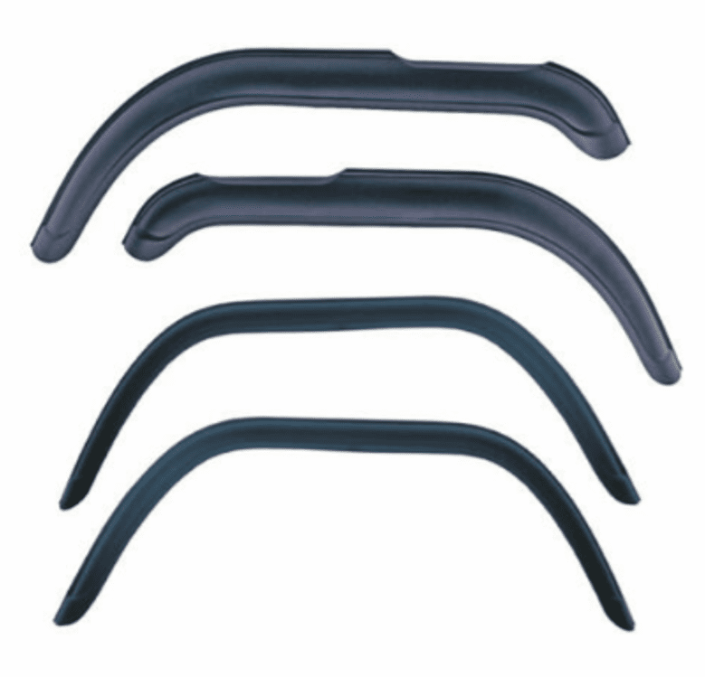 OMIX 11604.01 Factory Style Replacement Fender Flare Kit for 1981-1985 Jeep CJ8 Scrambler