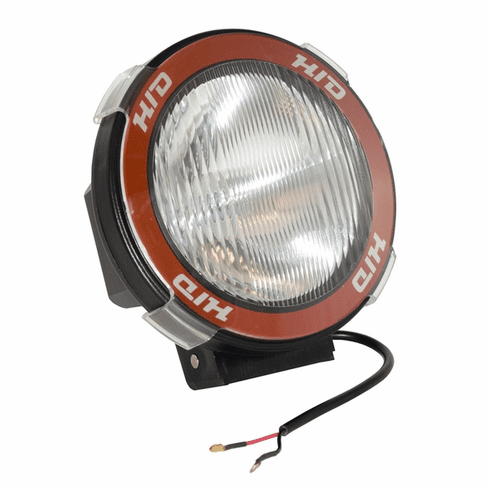 OMIX [ 1520504 ] HID Off-Road fog light, 5" round black, composite housing