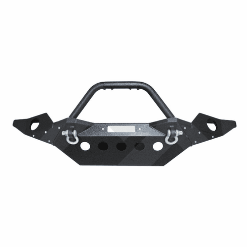RT20046 Heavy Duty Full Width Winch Bumper for 18-25 Jeep Wrangler JL, Gladiator JT