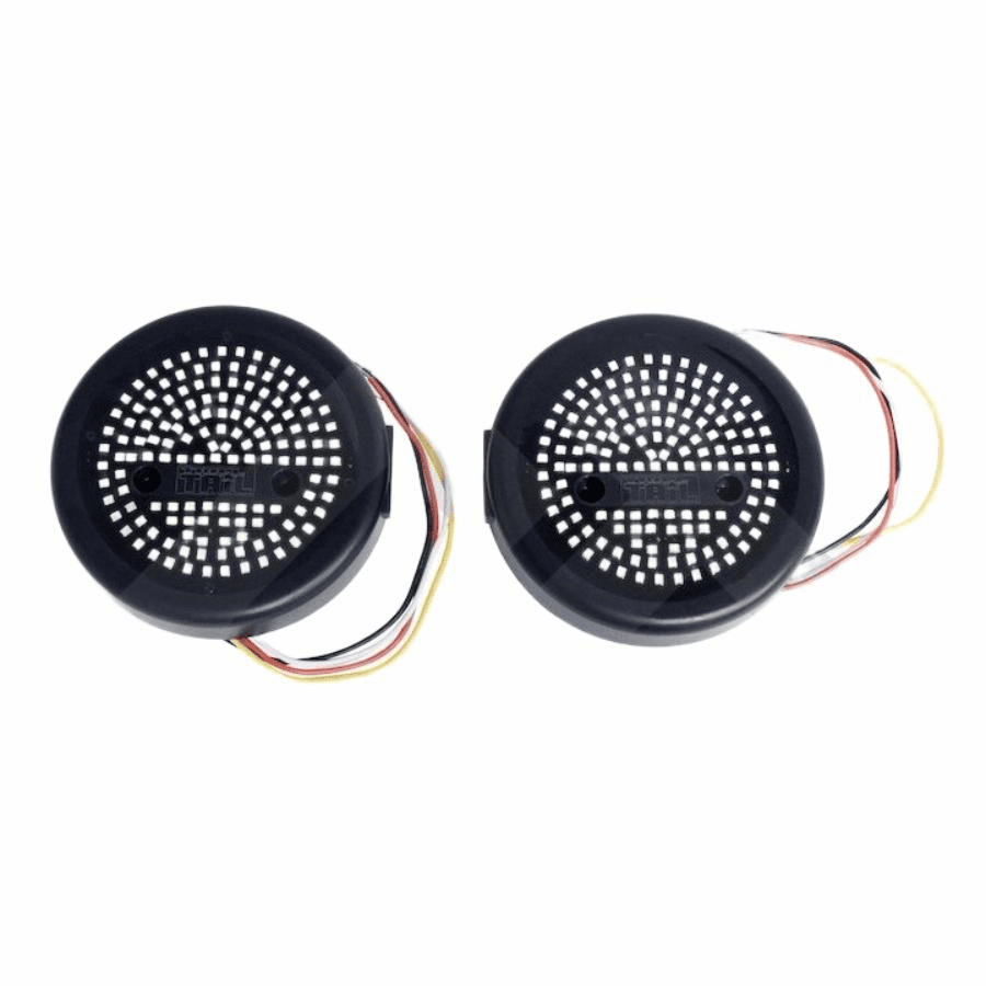 RT28099 RT Off-Road Round LED Tail Light Kit for 55-86 Jeep CJ5, CJ6, CJ7 and CJ8