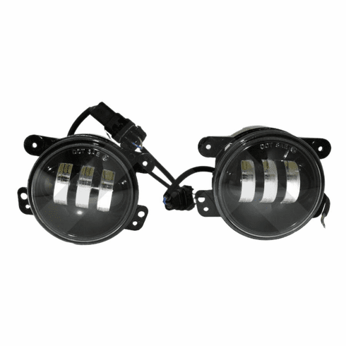 RT28107 RT Off-Road LED Fog Light Set for 10-18 Jeep Wrangler JK