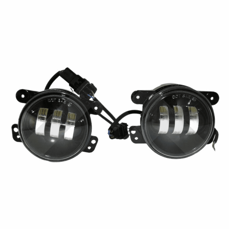 RT28107 RT Off-Road LED Fog Light Set for 10-18 Jeep Wrangler JK