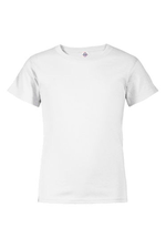 $2.39 YOUTH WHITE 100% Cotton Short Sleeve Tee ($2.39 XS-XL)