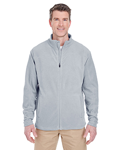 8185 - UltraClub Men's Cool & Dry Full-Zip Micro-Fleece