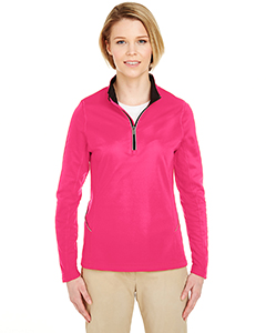 8230L - UltraClub Ladies' Cool & Dry Sport 1/4-Zip Pullover