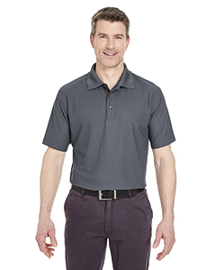 8240 - UltraClub Men's Cool & Dry Pebble-Knit Polo