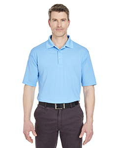8255 - UltraClub Men's Cool & Dry Jacquard Performance Polo