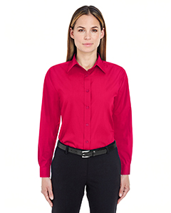 8331 - UltraClub Ladies' Performance Poplin
