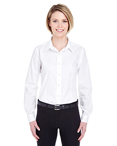 8355L - UltraClub Ladies' Easy-Care Broadcloth