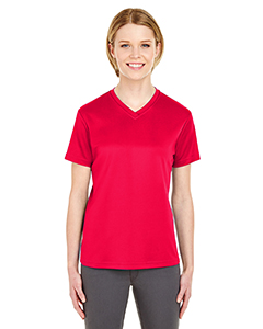 8400L - UltraClub Ladies' Cool & Dry Sport V-Neck Tee