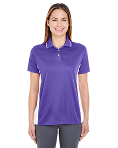 8406L - UltraClub Ladies' Cool & Dry Sport 2-Tone Polo