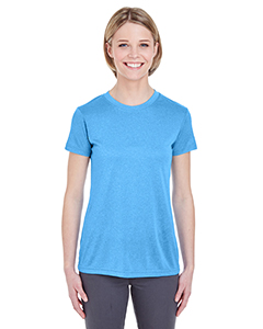 8619L - UltraClub Ladies' Cool & Dry Heather Performance Tee