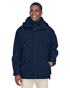 Ash City - North End Adult 3-in-1 Parka with Dobby Trim. 88007