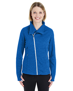 Ash City - North End Ladies' Amplify Mélange Fleece Jacket. NE704W