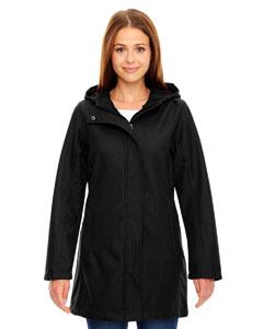 Ash City - North End Ladies' City Textured Three-Layer Fleece Bonded Soft Shell Jacket. 78171