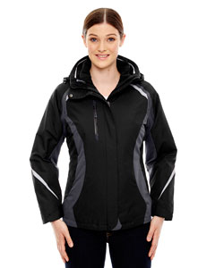 Ash City - North End Ladies' Height 3-in-1 Jacket with Insulated Liner. 78195