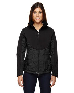 Ash City - North End Ladies' Innovate Insulated Hybrid Soft Shell Jacket. 78679