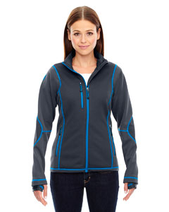 Ash City - North End Ladies' Pulse Textured Bonded Fleece Jacket with Print. 78681
