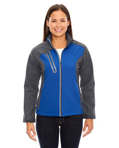 Ash City - North End Ladies' Terrain Colorblock Soft Shell with Embossed Print. 78176