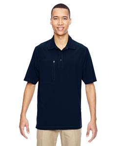 Ash City - North End Men's Excursion Crosscheck Woven Polo. 85120