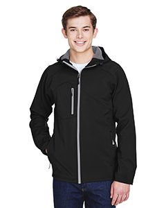 Ash City - North End Men's Prospect Two-Layer Fleece Bonded Soft Shell Hooded Jacket. 88166
