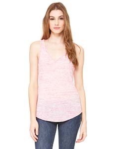 Bella + Canvas Ladies' Flowy V-Neck Tank. B8805