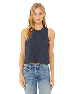 Bella + Canvas Ladies' Racerback Cropped Tank. 6682
