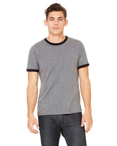 Bella + Canvas Men's Jersey Short-Sleeve Ringer T-Shirt. 3055C