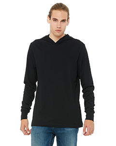 Bella + Canvas Unisex Jersey Long-Sleeve Hoodie. 3512