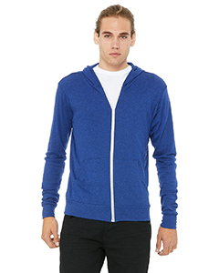Bella + Canvas Unisex Triblend Full-Zip Lightweight Hoodie. 3939