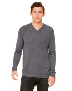 Bella + Canvas Unisex V-Neck Lightweight Sweater. 3985