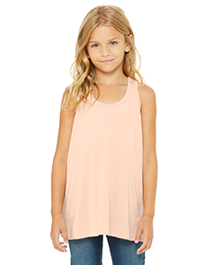 Bella + Canvas Youth Flowy Racerback Tank. B8800Y