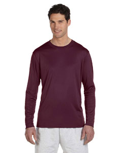 Champion Adult 4.1 oz. Double Dry Long-Sleeve Interlock T-Shirt. CW26