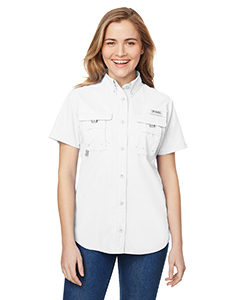 Columbia Ladies' Bahama Short-Sleeve Shirt. 7313