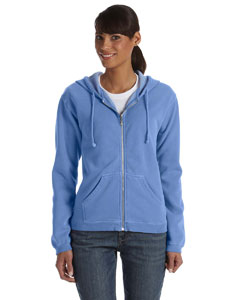 Comfort Colors Ladies' Full-Zip Hooded Sweatshirt. C1598