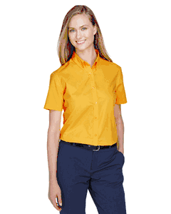 Core 365 Ladies' Optimum Short-Sleeve Twill Shirt. 78194