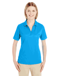 Core 365 Ladies' Pilot Textured Ottoman Polo. CE100W