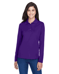 Core 365 Ladies' Pinnacle Performance Long-Sleeve Piqué Polo. 78192