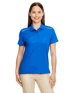 Core 365 Ladies' Radiant Performance Piqué Polo with Reflective Piping. 78181R