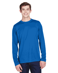 Core 365 Men's Agility Performance Long-Sleeve Piqué Crewneck. 88199