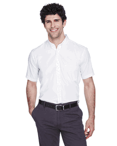 Core 365 Men's Tall Optimum Short-Sleeve Twill Shirt. 88194T