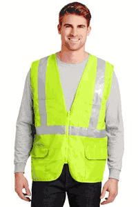 CornerStone - ANSI 107 Class 2 Mesh Back Safety Vest. CSV405