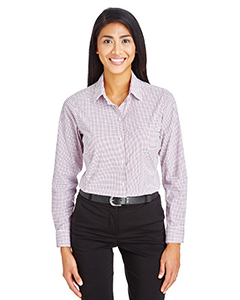 Devon & Jones CrownLux Performance Ladies' Micro Windowpane Shirt. DG540W