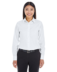 Devon & Jones Ladies' Crown Woven Collection Royal Dobby Shirt. DG532W
