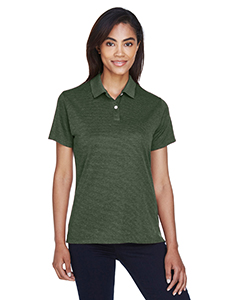 Devon & Jones Ladies' Pima-Tech Jet Piqu Heather Polo. DG210W