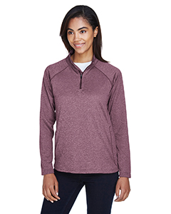Devon & Jones Ladies' Stretch Tech-Shell Compass Quarter-Zip. DG440W