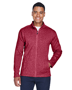 Devon & Jones Men's Bristol Full-Zip Sweater Fleece Jacket. DG793