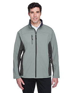 Devon & Jones Men's Soft Shell Colorblock Jacket. D997