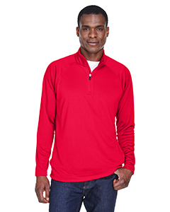 Devon & Jones Men's Stretch Tech-Shell Compass Quarter-Zip. DG440