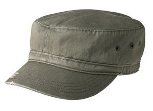 District® Distressed Military Hat. DT605